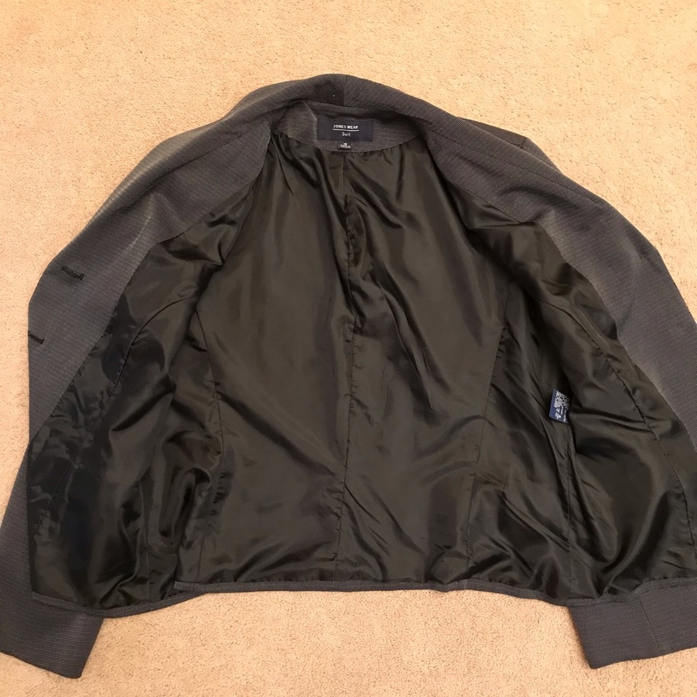 Jones Wear Grey Blazer Jacket Womens Size 16 - Picture 4 of 9